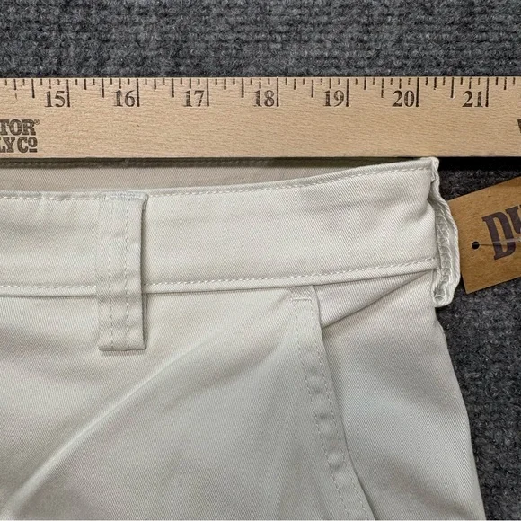 NWT Duluth Trading Pants Mens 40x30 White Everyday Carpenter Flex Relaxed Fit